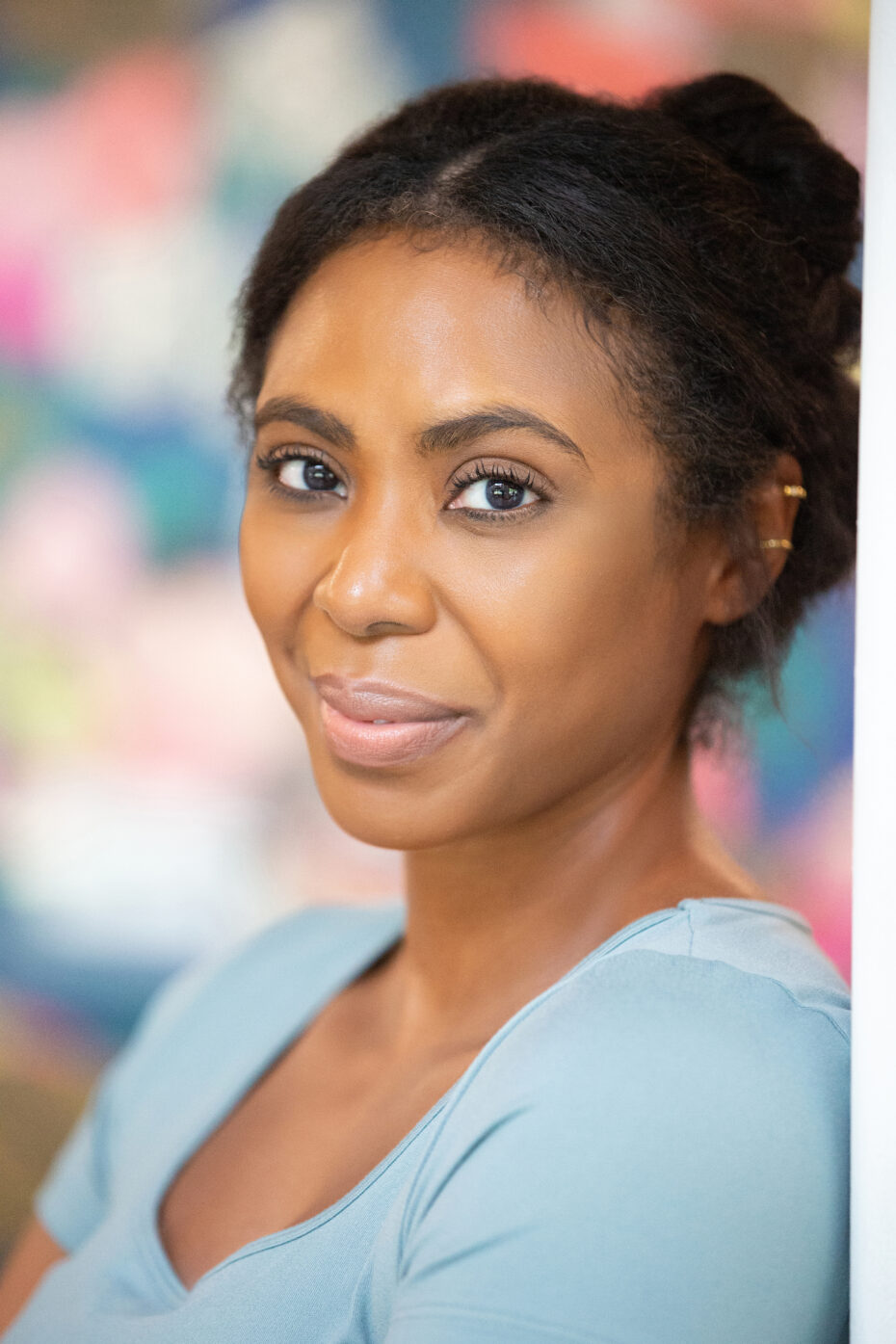 Professional branding portrait of business owner during a personal branding photography session in Suwanee, Georgia by Yata Photography